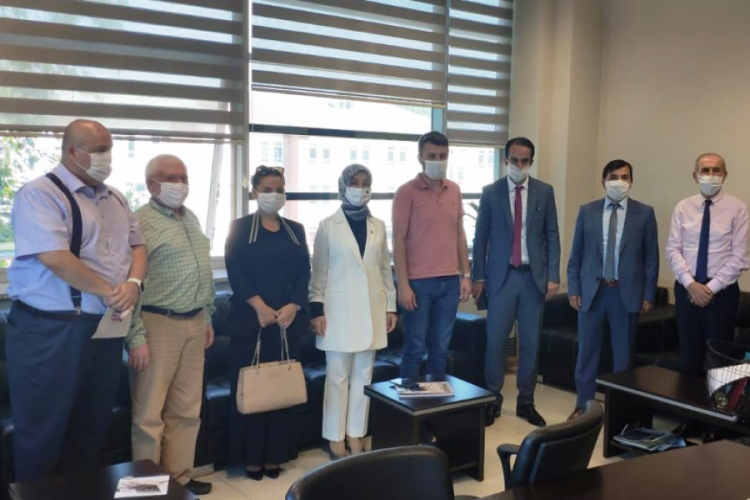 AK Parti Bursa Milletvekili Gürel, İnegöl Adliyesi'ni ziyaret etti