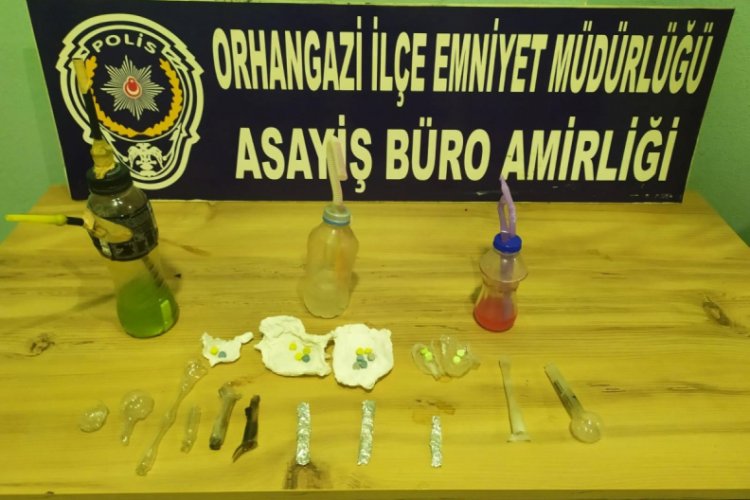 Bursa polisinden uyuşturucuya bir darbe daha
