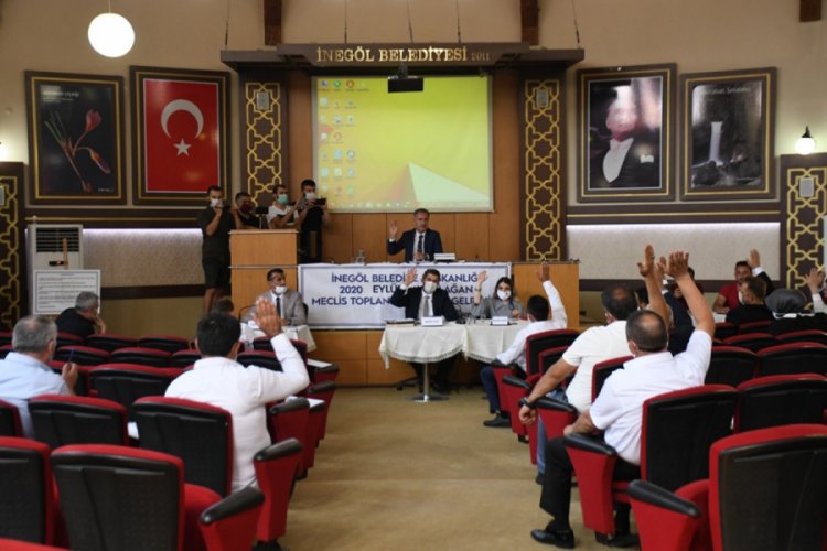 Bursa İnegöl Belediyesi Eylül ayı meclis toplantısı yapıldı