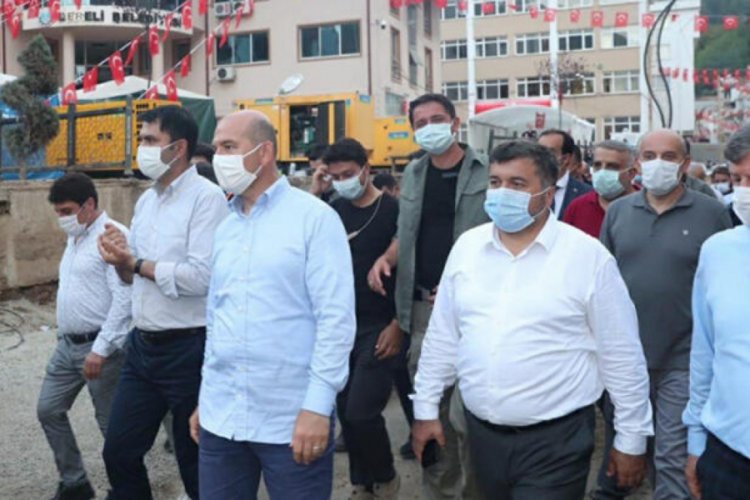 Bakan Soylu, Dereli'de incelemelerde bulundu