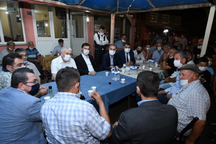 Bursa İnegöl Belediye Başkanı Taban, Alibeköy Mahallesi sakinleriyle buluştu
