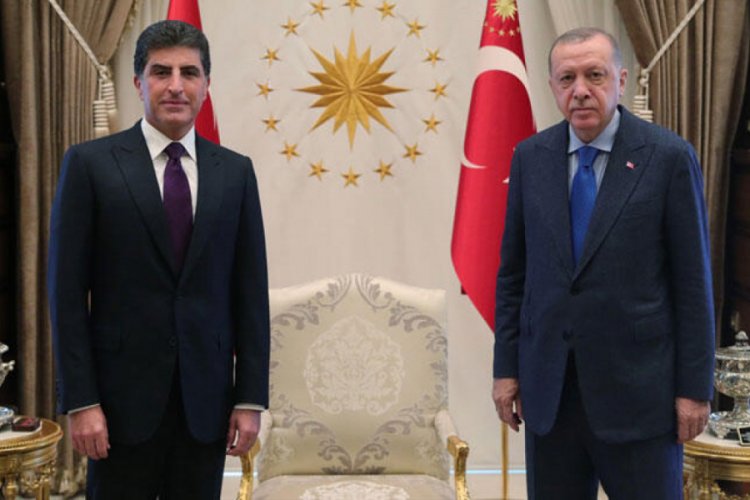 Cumhurbaşkanı Erdoğan, Neçirvan Barzani'yi kabul etti