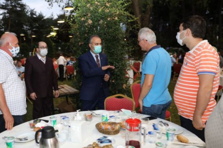 Bursa Büyükşehir Belediye Başkanı Aktaş zabıta personeliyle bir araya geld
