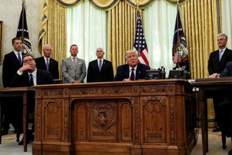 Trump'ın sözleri Sırp devlet başkanını şaşkına çevirdi