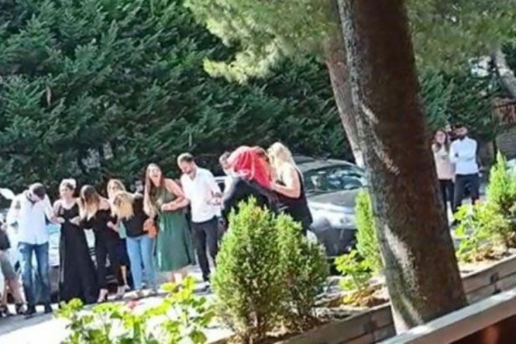 Nikah sonrası maskesiz halay