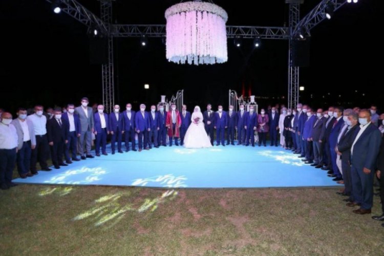 AK Parti Milletvekili Cemil Yaman, oğluna düğün yaptı
