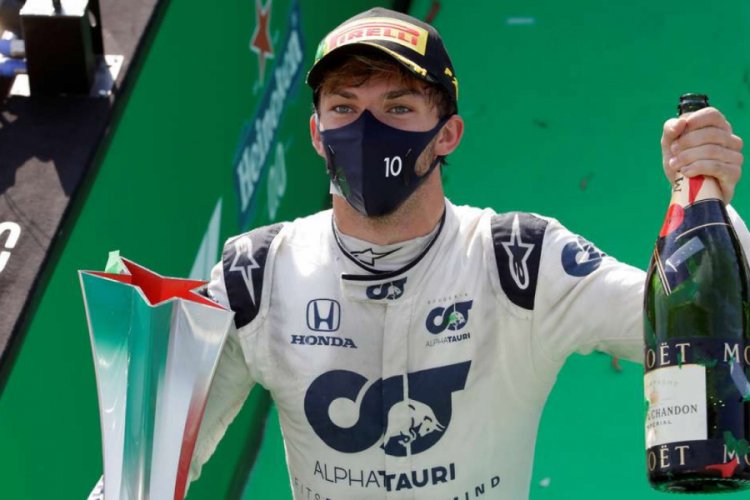 Formula 1 İtalya Grand Prix'sini Pierre Gasly kazandı