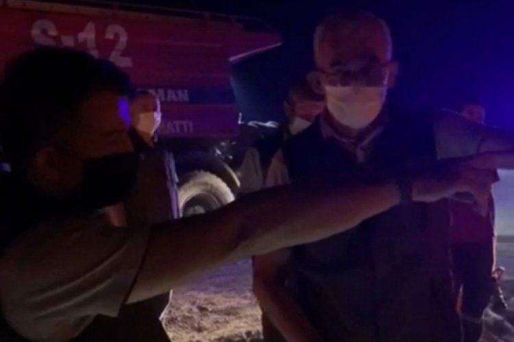 Bakan Pakdemirli, yanan alanları inceledi