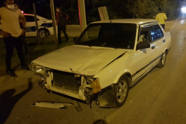 Bursa İnegöl'de trafik kazası: 1 yaralı
