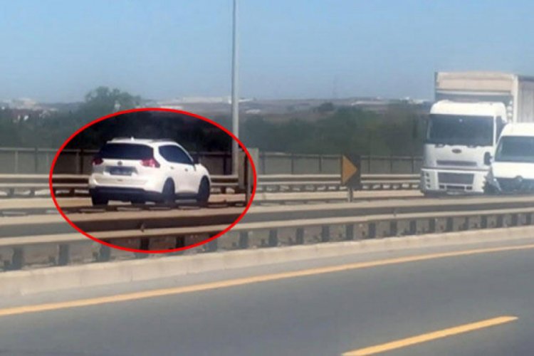 TEM'de dehşete düşüren anlar!