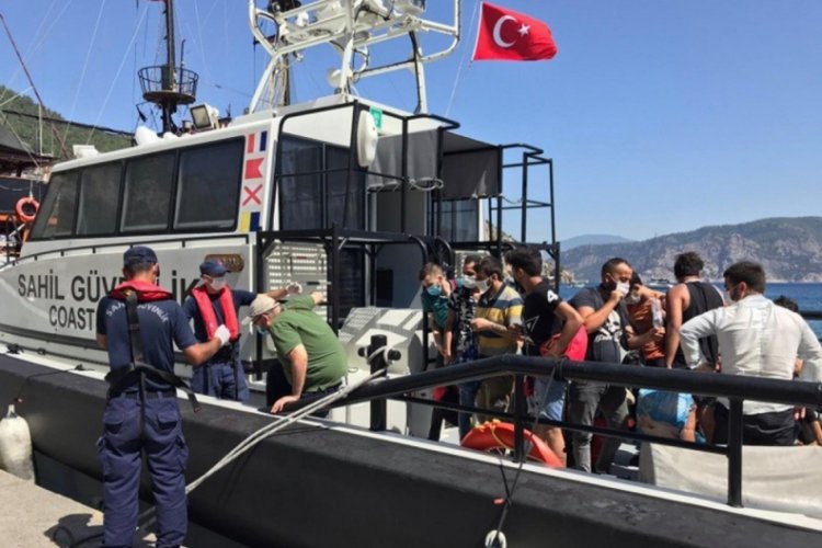 Muğla'da 35 düzensiz göçmen yakalandı