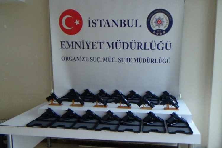 İstanbul'da silah kaçakçılığı operasyonu