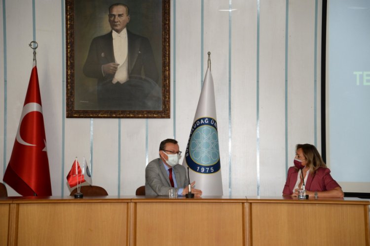 Bursa Uludağ Üniversitesi'nde Sağlık-Sanayi İş Birliği Platformu, Oya Coşkunöz Aktaş'ı ağırladı