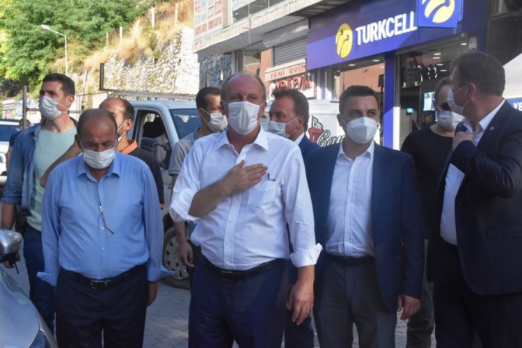İnce, Bitlis'te esnafı ziyaret etti
