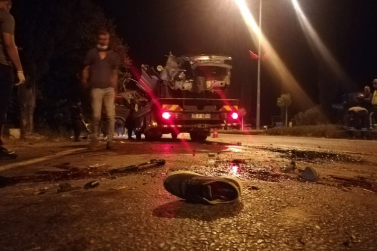 Feci kazadan geriye bu görüntü kaldı