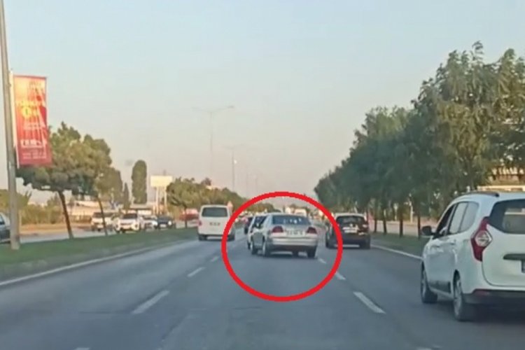 Bursa trafiğinde makas terörü