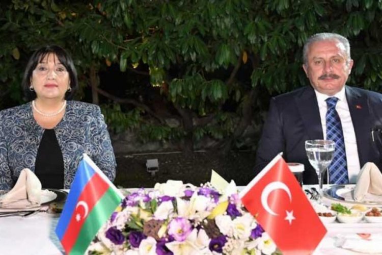 TBMM Başkanı Şentop, Azerbaycan Meclis Başkanı ile görüştü