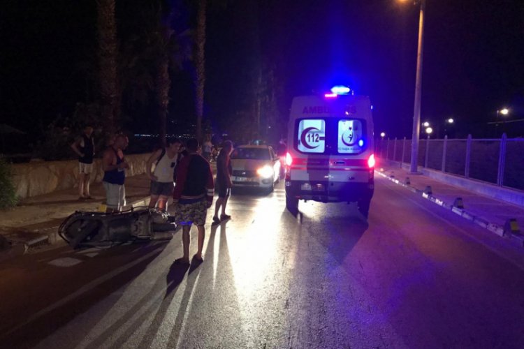 Aydın'da motosiklet kazası