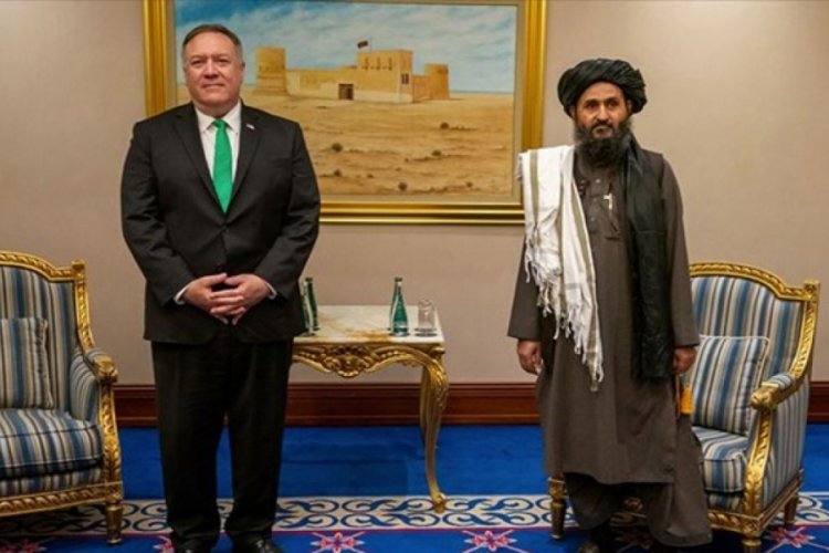 ABD Dışişleri Bakanı Pompeo Taliban liderleri ile görüştü