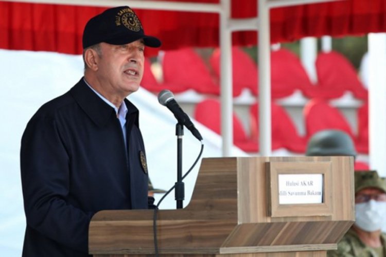 Bakan Akar: Silahsızlandırılması lazım, bunları kışkırtıcılık olarak görüyoruz