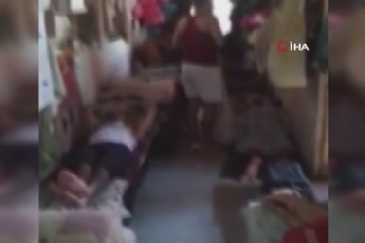 Koronalı mahkumların görüntüleri tepki çekti