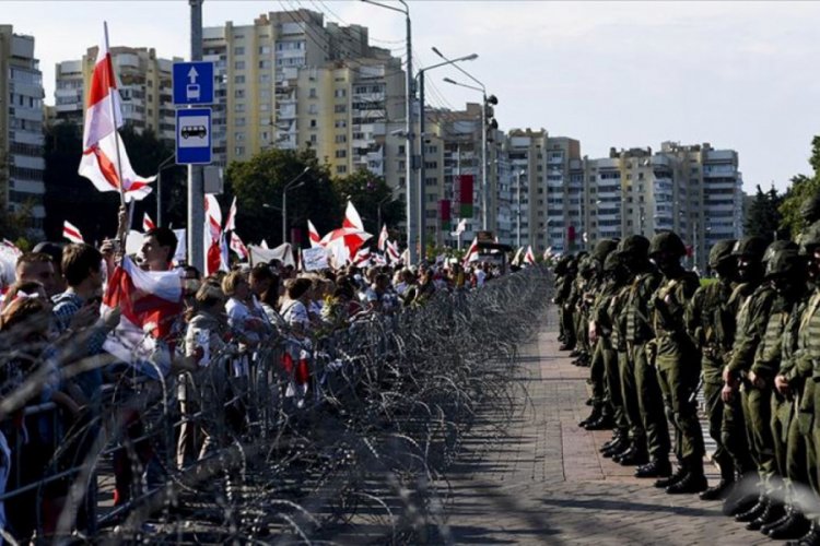 Belarus'taki protestolarda dün 774 kişi gözaltına alındı