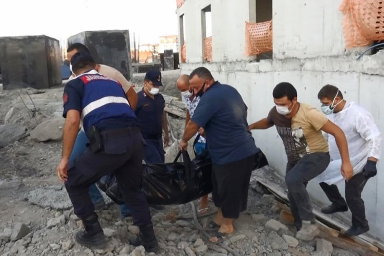 İnşaatta 5'inci kattan düşen işçi öldü