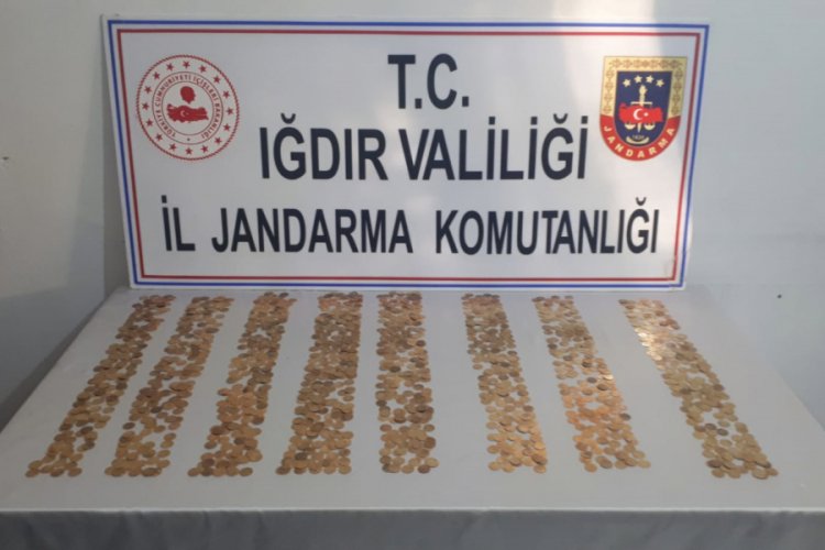 Iğdır'da 1005 adet tarihi sikke ele geçirildi
