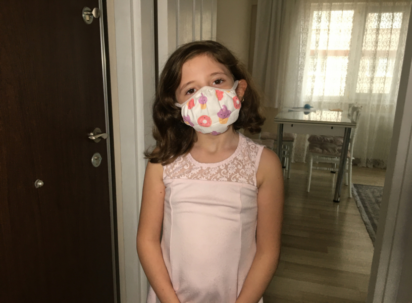 Bursalı Ceylin'den sağlık çalışanlarına mektup