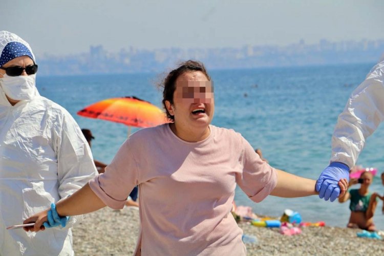 Karantinayı delen kadın ''ölmek istemiyorum'' diye bağırıp ortalığı birbirine kattı