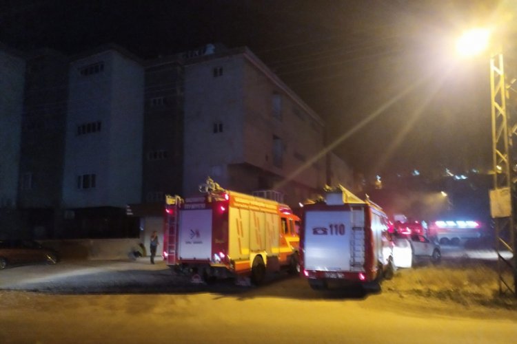 Ayakkabı fabrikasında yangın