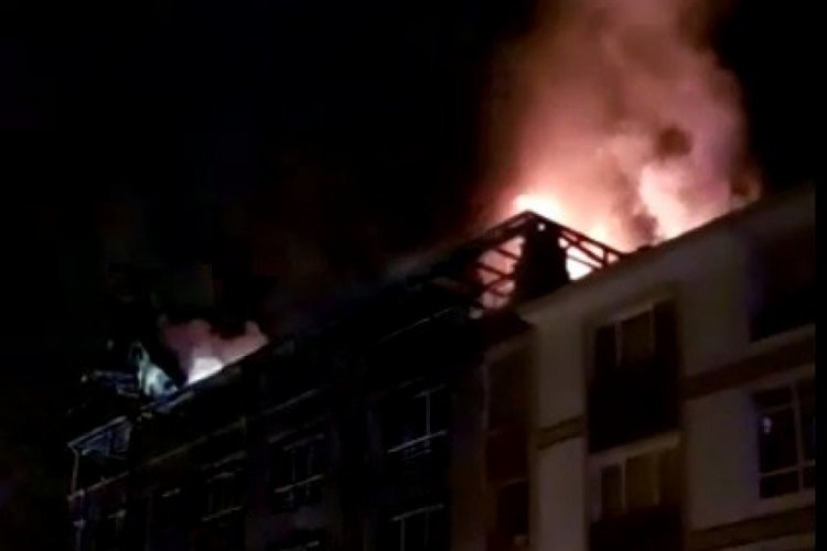 Ankara'da korkutan yangın