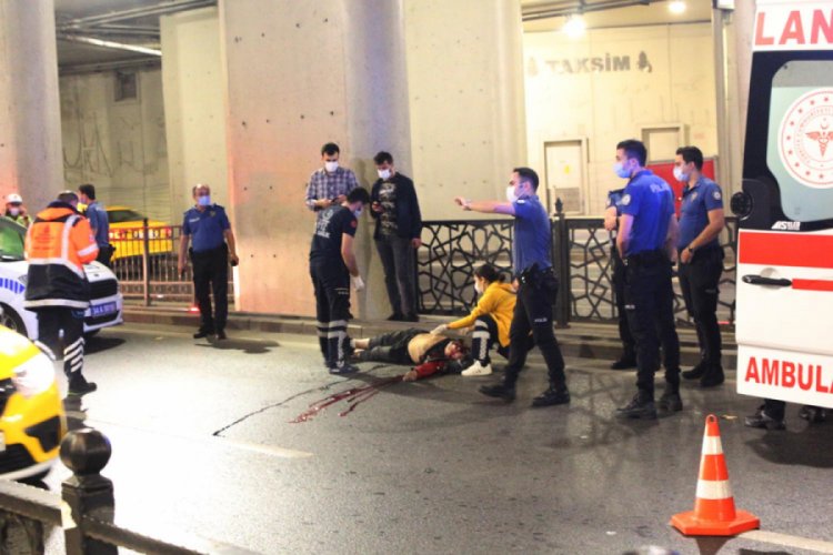 Taksim Tüneli'nde motosiklet kazası:1 ölü