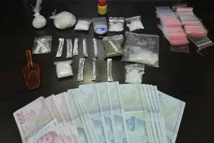 Bursa'da uyuşturucu ticaretine polis baskını! 1 gözaltı