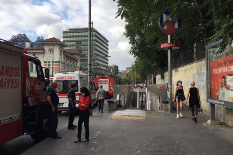 Metro istasyonunda intihar girişimi