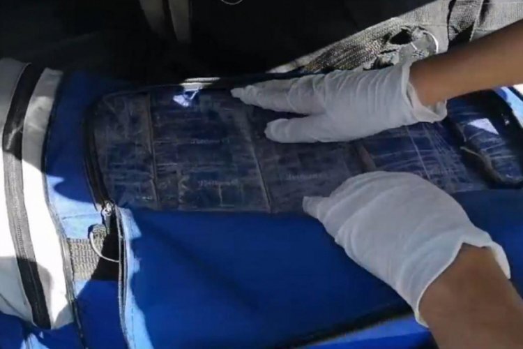 'Oscar'lı aramada otomobilde 74,5 kilo eroin ele geçirildi