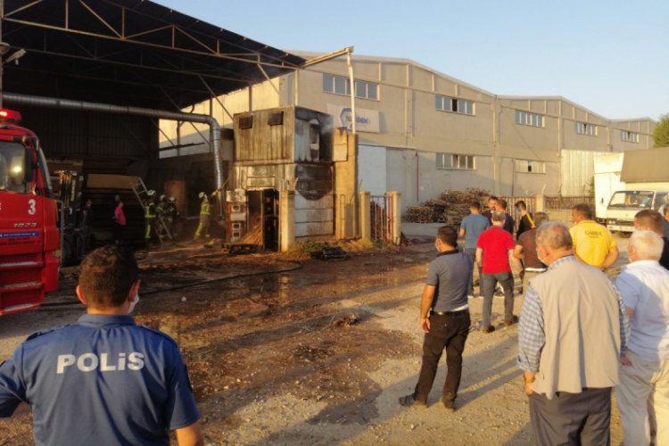 Bursa İnegöl'de fabrika yangını!