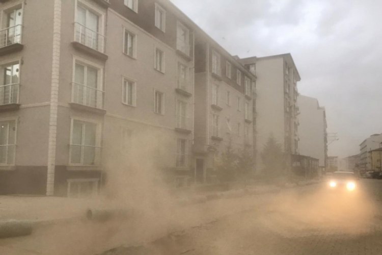Kum fırtınaları için korkutan uyarı