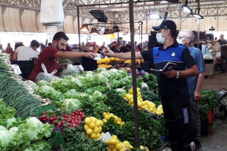 Bursa Osmangazi'de zabıta sıkı takipte