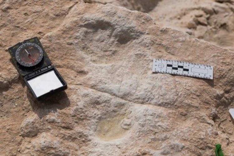 Suudi Arabistan'da 120 bin yıllık insan ayak izleri ortaya çıkarıldı