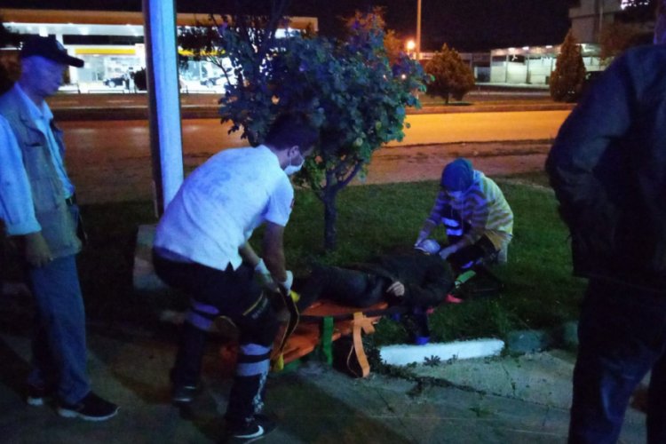 Bursa'da otomobil ile motosiklet çarpıştı: 1 ağır yaralı