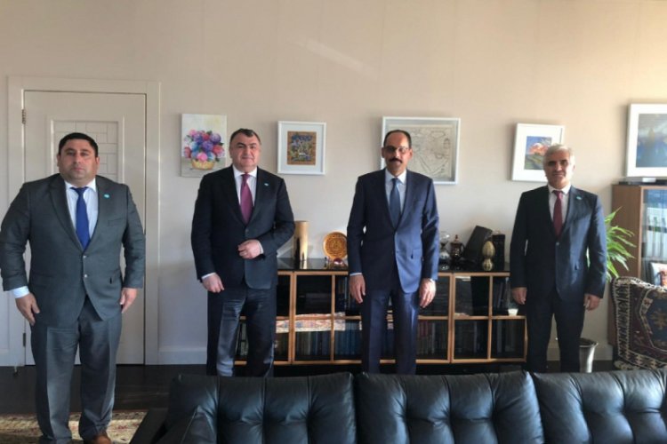 Kassanov'dan İbrahim Kalın'a ziyaret