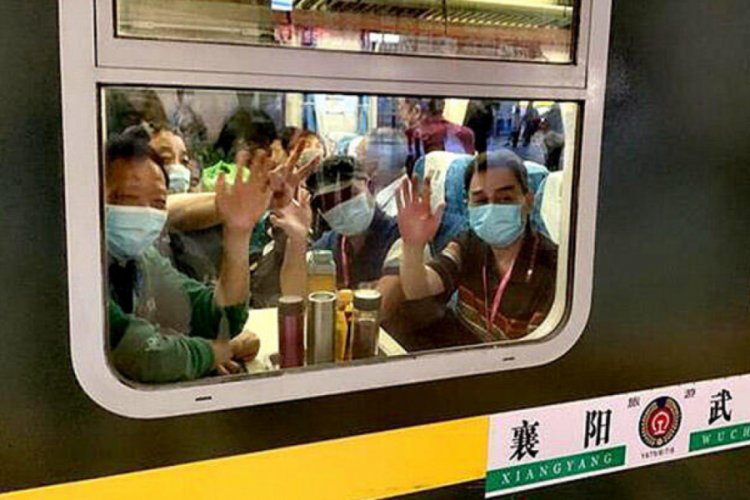 Koronavirüsün ortaya çıktığı Wuhan'da ilginç görüntü!
