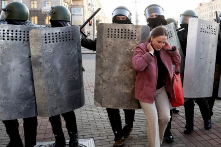Belarus'taki protestolarda 442 kişi gözaltına alındı