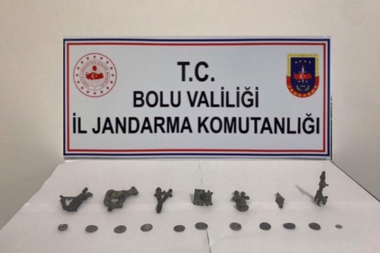 Çok sayıda tarihi eser ele geçirildi: 1 gözaltı