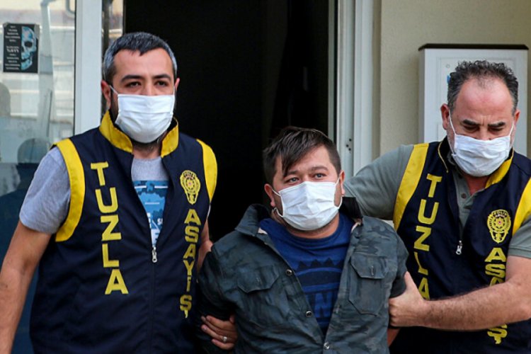 Polisleri tehdit ettiği için gözaltına alınan zanlı adliyeye sevk edildi: 'Görüşeceğiz'