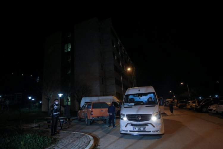 Bursa'da karantinaya uymayanlar yurda konuldu