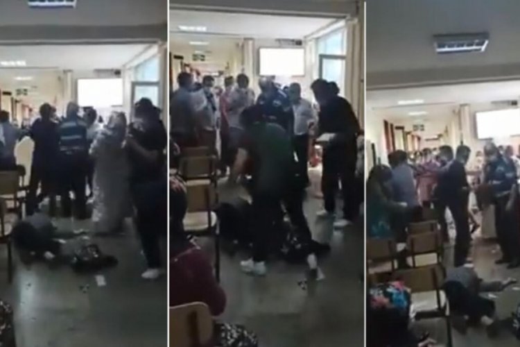 Darp edilen sağlık çalışanı ameliyata alındı