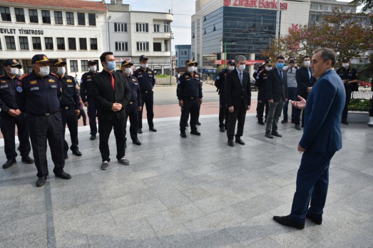 Bursa'da İtfaiye Teşkilatı'nın kuruluşunun 306'ıncı yıldönümünü kutladı