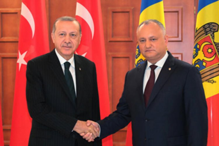 Cumhurbaşkanı Erdoğan, Moldova Cumhurbaşkanı ile görüştü